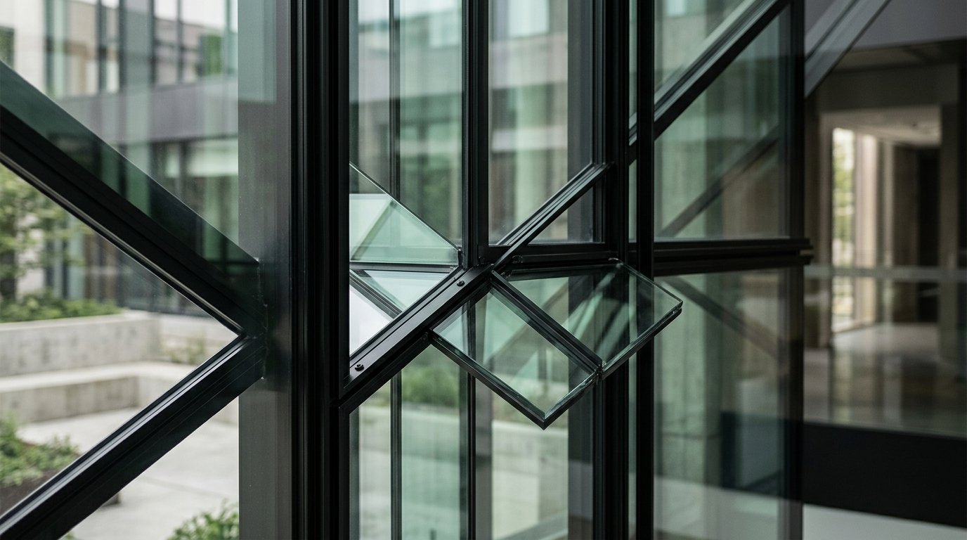 Architectural glass and frame details